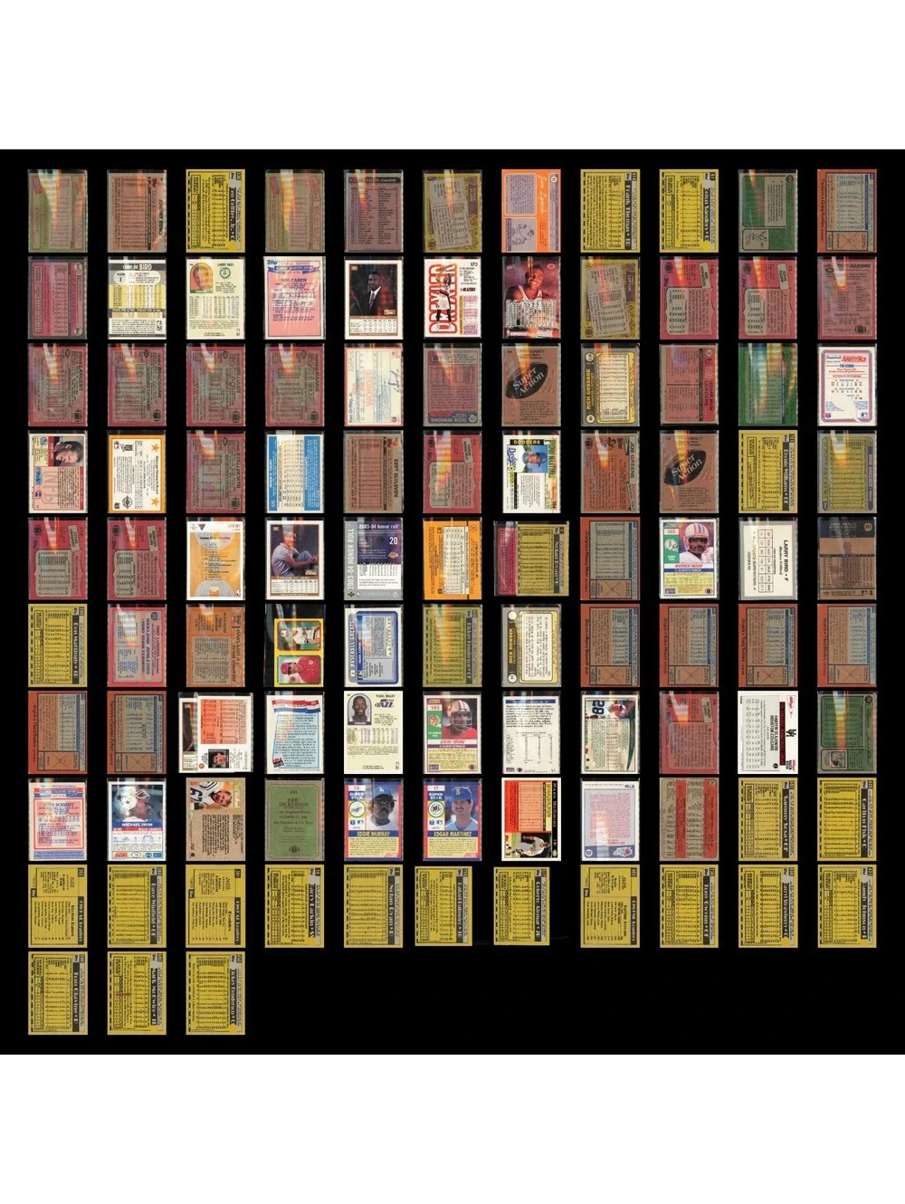 Vintage 105-Card HOF & Stars Lot Baseball Basketball Football NBA NFL MLB *READ*